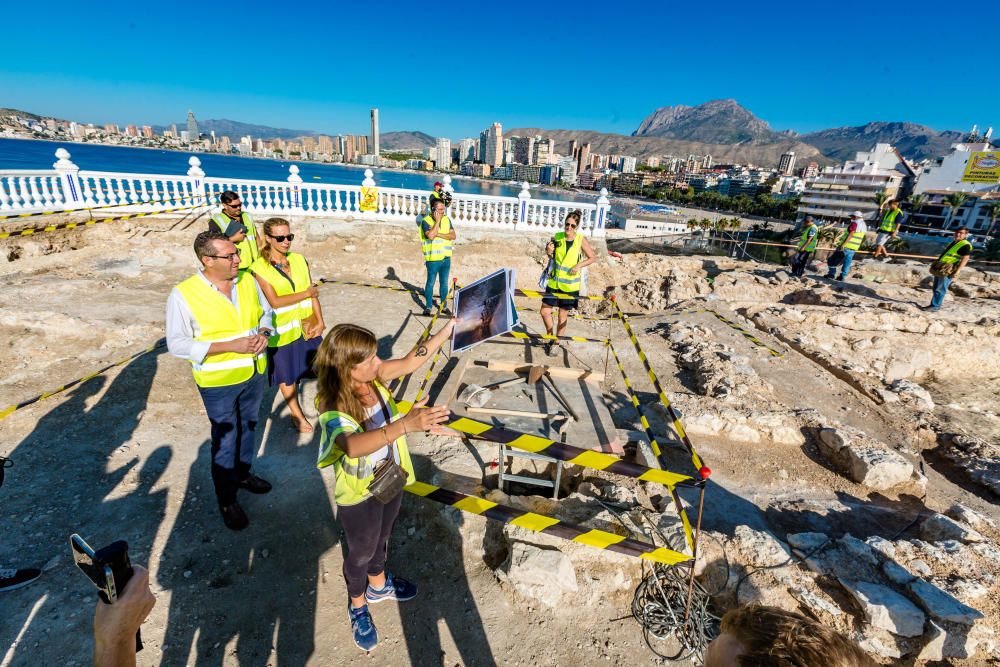 Excavación arqueológica en el Castell de Benidorm