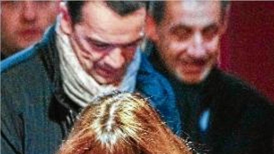 Carla Bruni va actuar dijous a Lió, en un concert on va assistir Sarkozy.