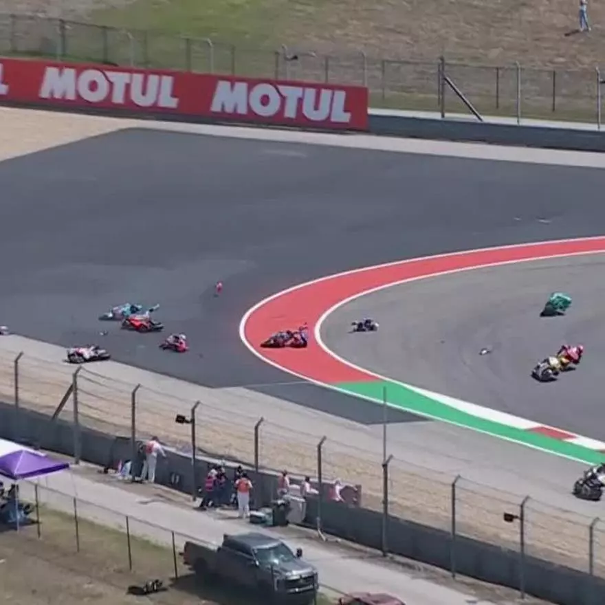 1. La lesión de Piqueras por el accidente de Moto2