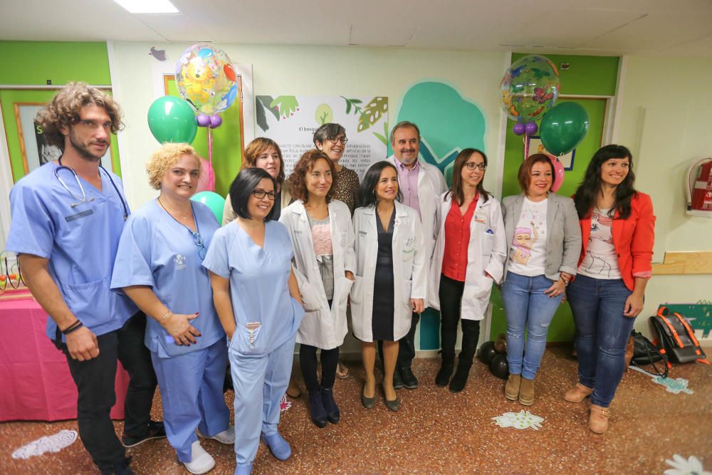 Inauguración del proyecto artístico en Pediatría