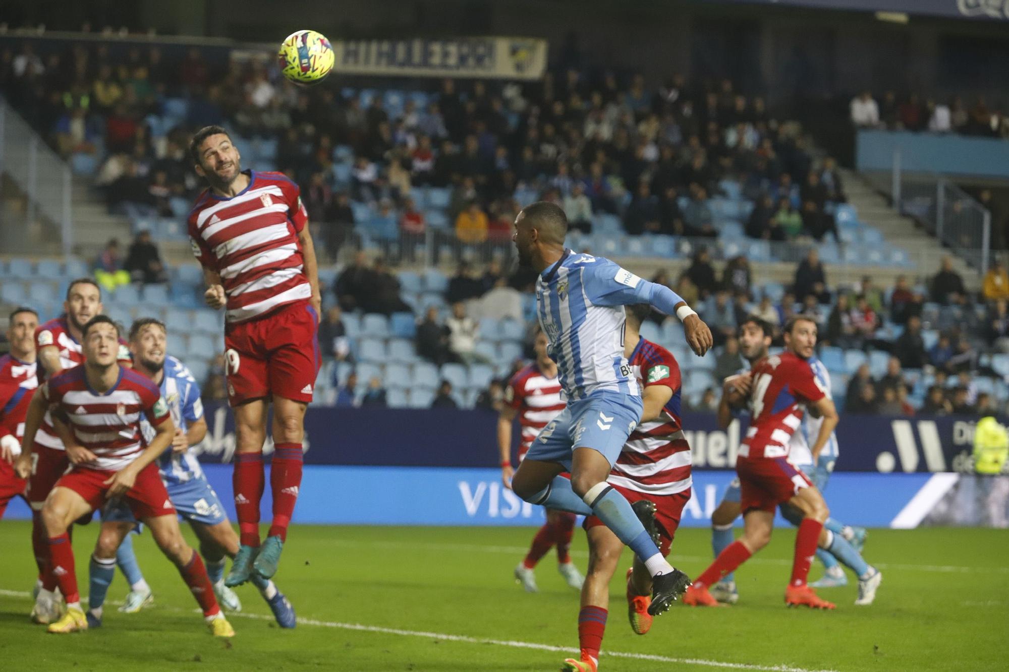 El Málaga CF - Granada CF, en imágenes