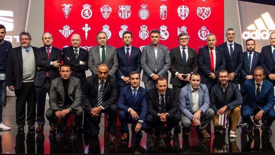 Representantes de los equipos de la Copa del Rey.