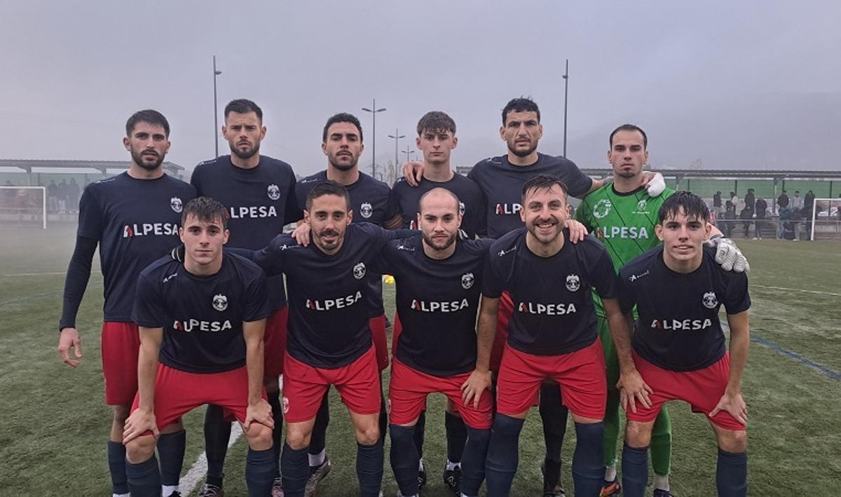 Equipo inicial de la UE Tavernes en Villalonga