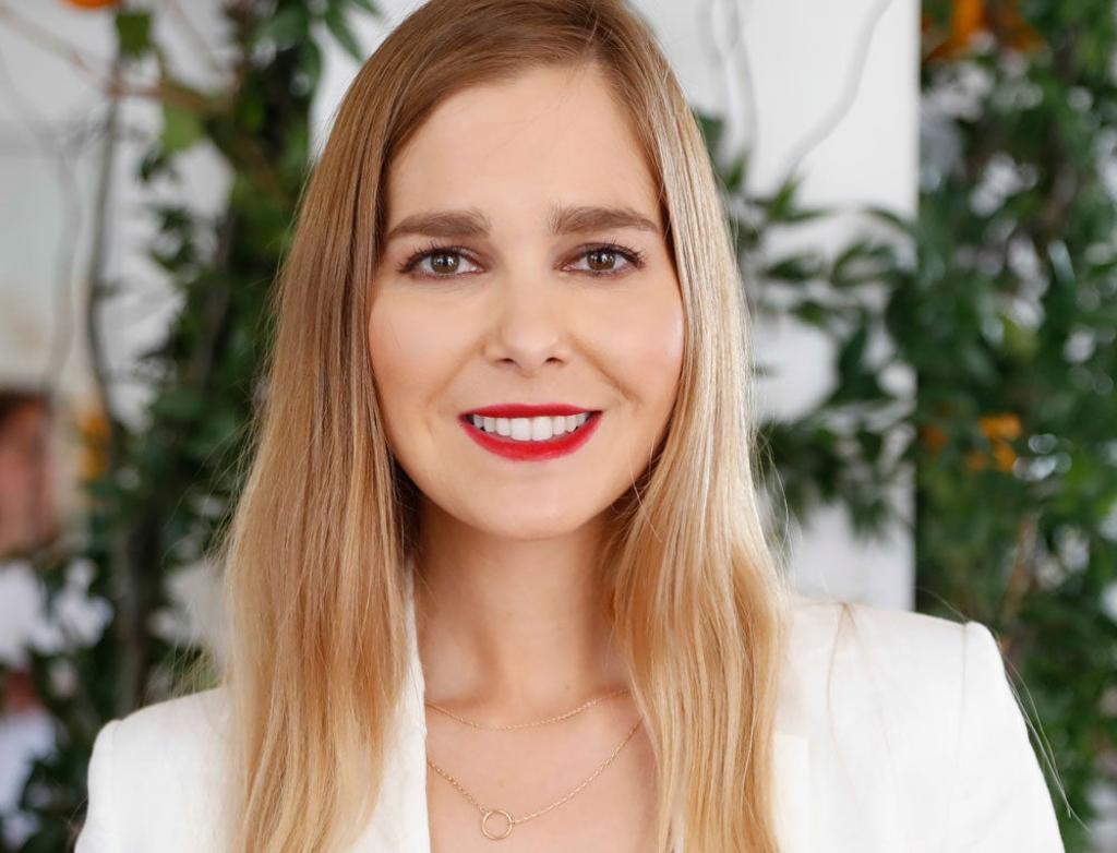 La actriz Natalia Sánchez en un evento promocional de Eucerin