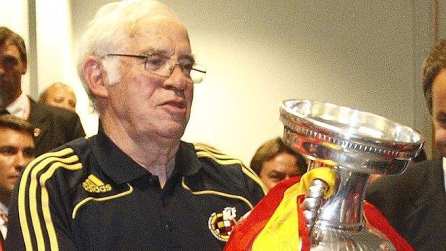 Luis, con la Eurocopa.