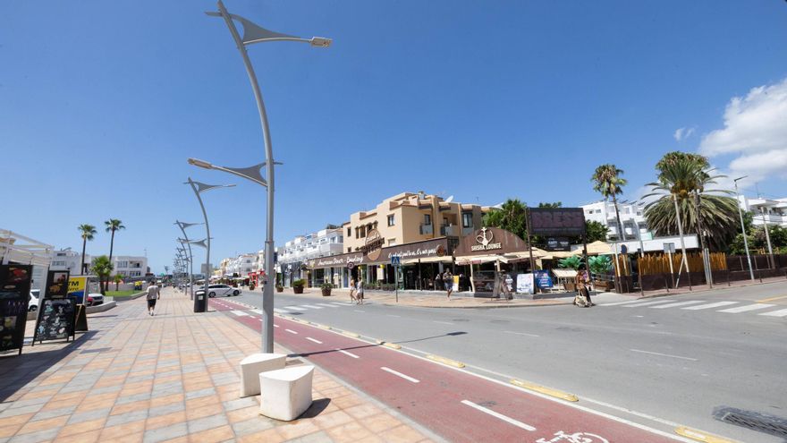 Aquí están las fotos de la adaptación de las calles de Ibiza al cambio climático