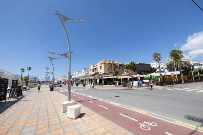 Aquí están las fotos de la adaptación de las calles de Ibiza al cambio climático