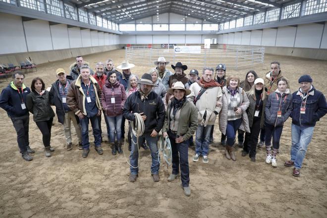 En imágenes: Así fue la visita de Natalia Estrada a Gijón