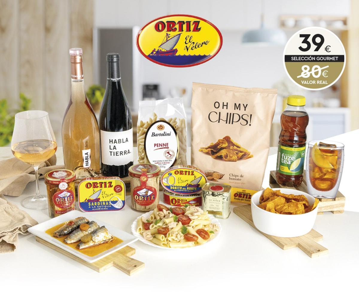 Selección Gourmet de conservas Ortiz.