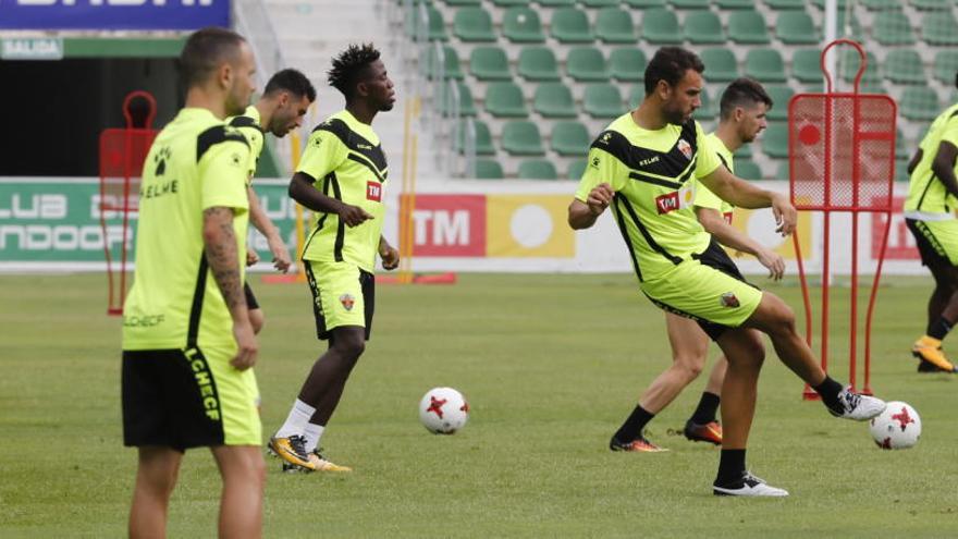 Un entrenamiento del Elche CF