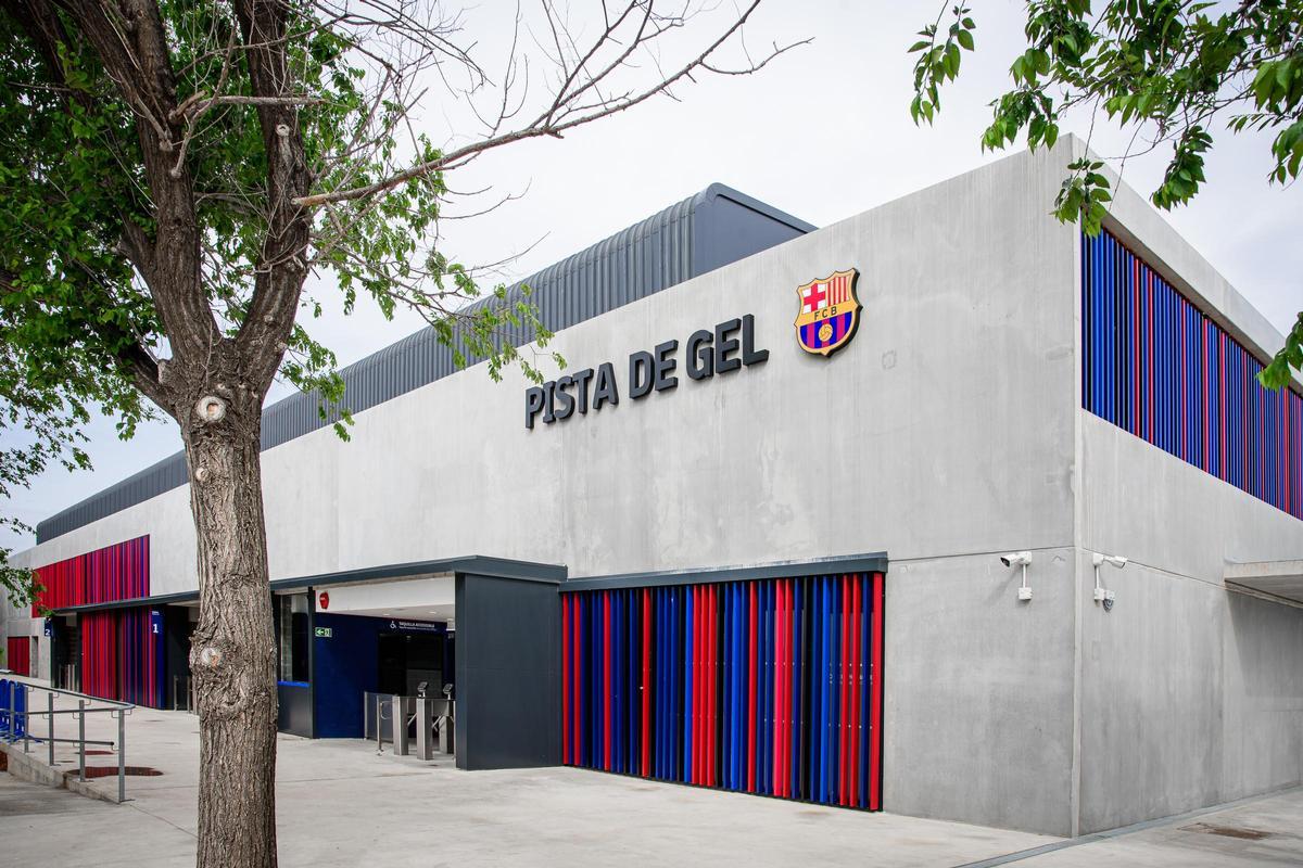 La entrada de la nueva Pista de Gel.