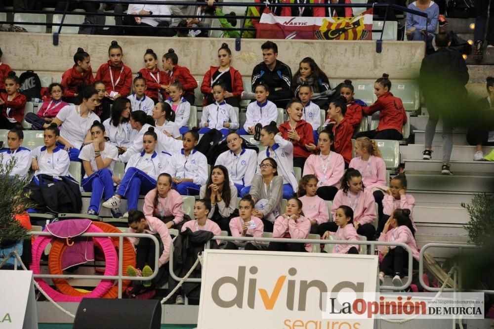 El Campeonato de España arranca en el Palacio de los Deportes con el Rítmica Pozuelo, Ruth Ritmo, Calpe, Praxis y Mabel como líderes