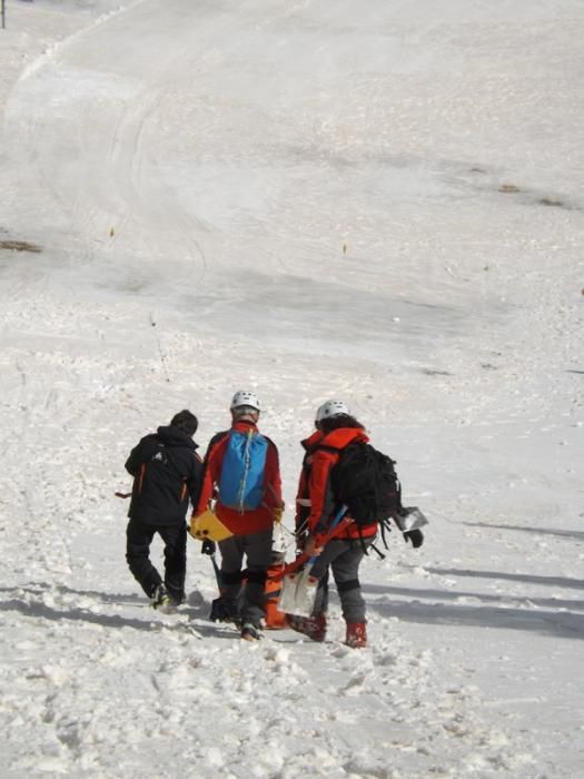 Simulacre de rescat a Vallter