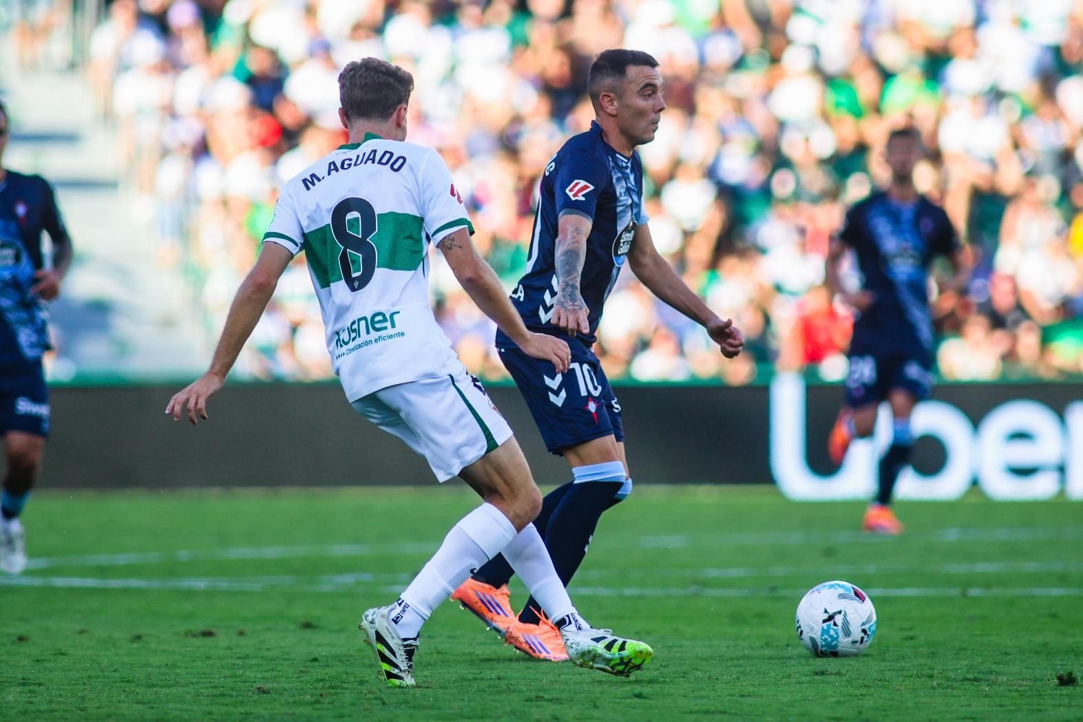 Las imágenes del Elche-Celta