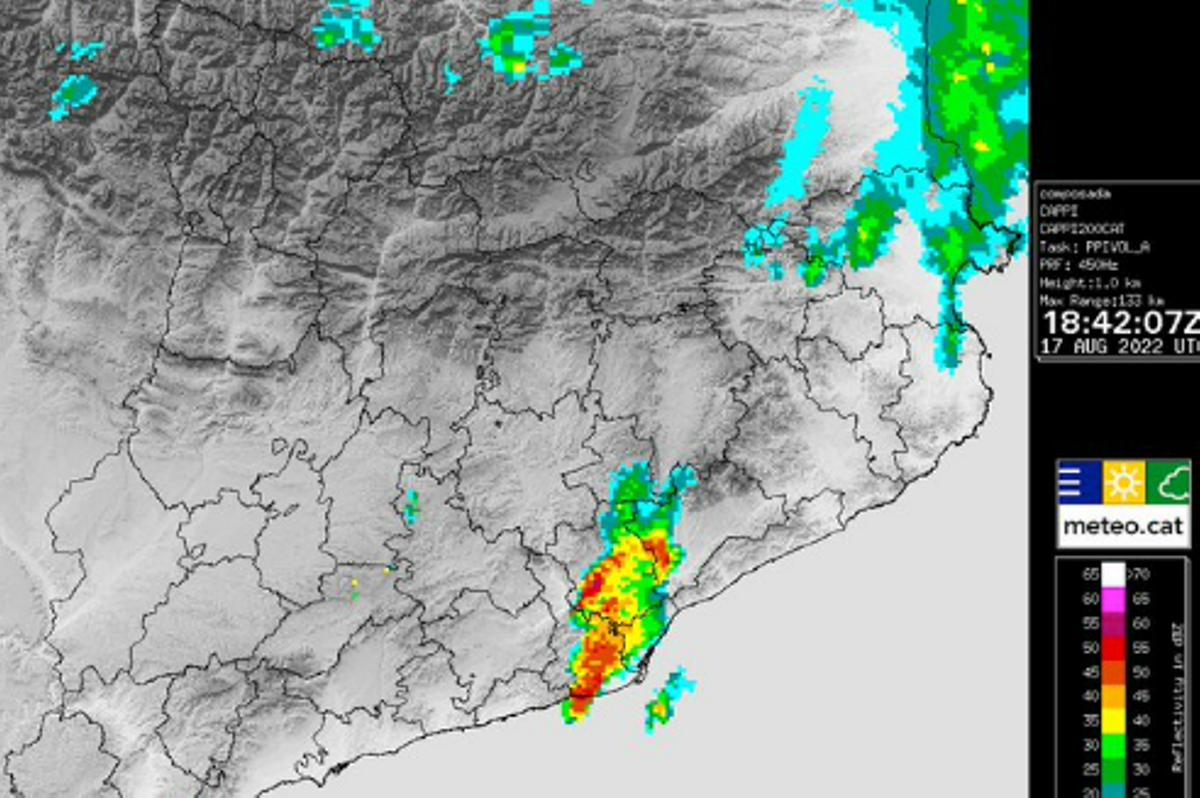 Alerta per temps violent i pluges al Vallès Occidental Alerta per temps violent i pluges al Vallès Occidental