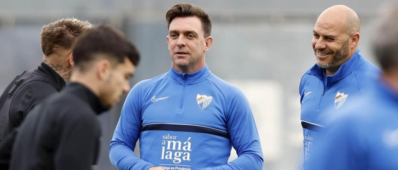 Pablo Guede, en un entrenamiento.