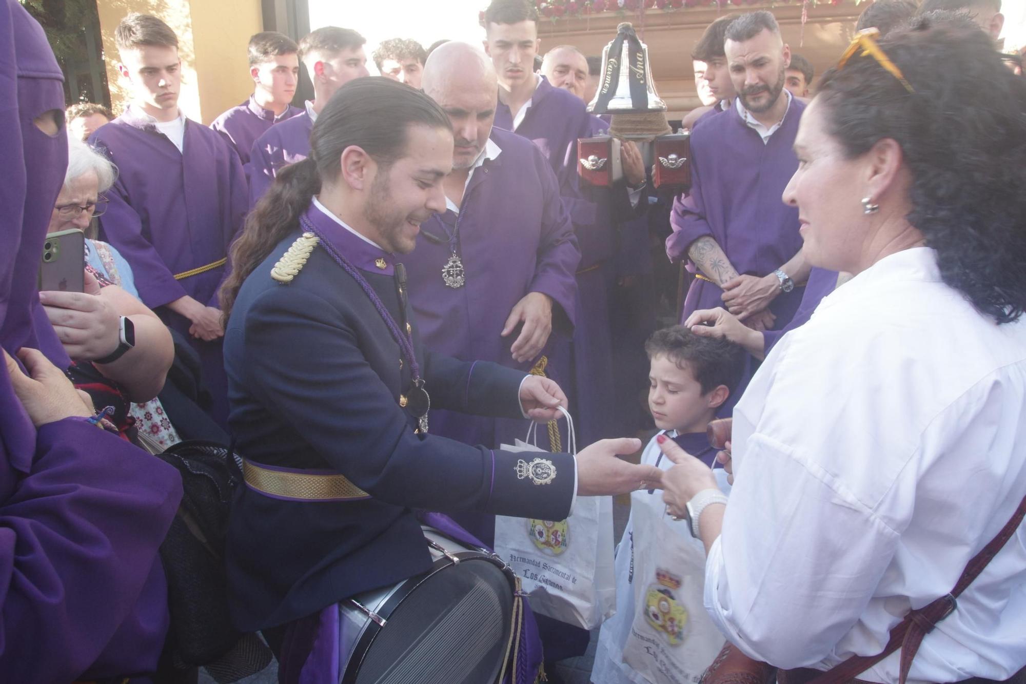 La procesión de Jesús ante Anás, en El Palo, en imágenes