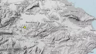 Orba registra un pequeño seísmo de 1,6 grados