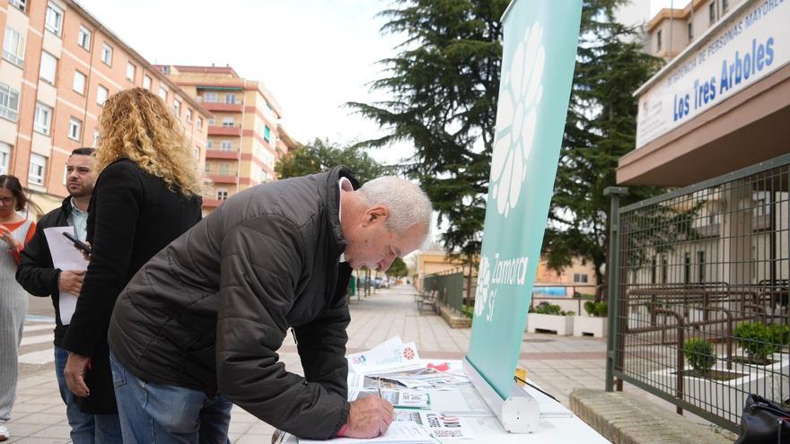 Zamora Sí inicia la recogida de firmas para salvar Los Tres Árboles