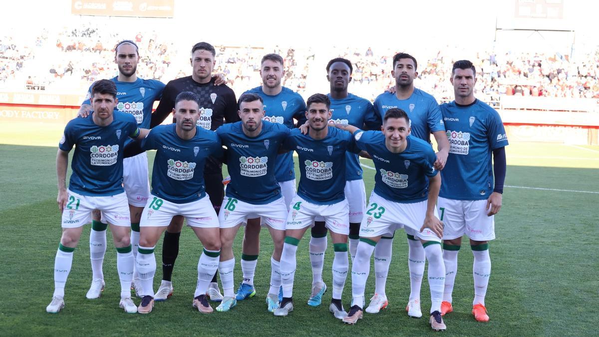 Equipo titular del Córdoba CF que se enfrentó este domingo al Algeciras en el Nuevo Mirador.