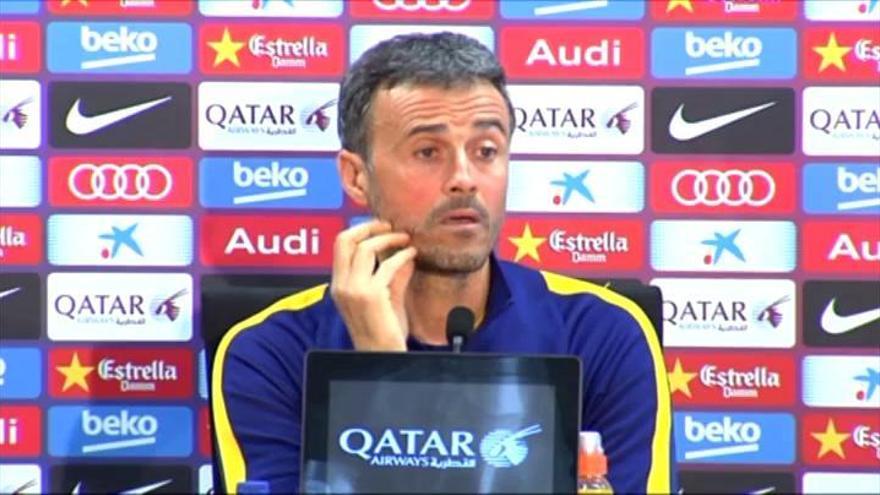 Luis Enrique: "No me dice nada que el Real Madrid ganara el Clásico y perdiera ante el Wolfsburgo"