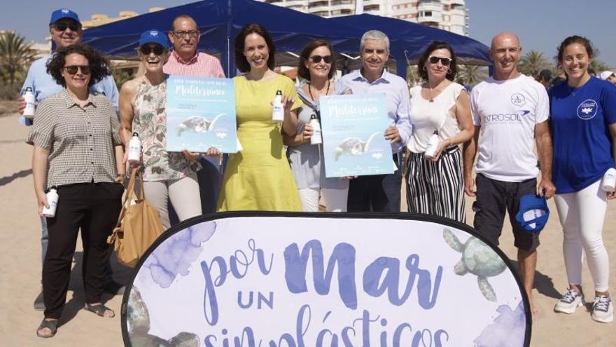 Presentación de la campaña de recogida de residuos en la playas de Gandia.