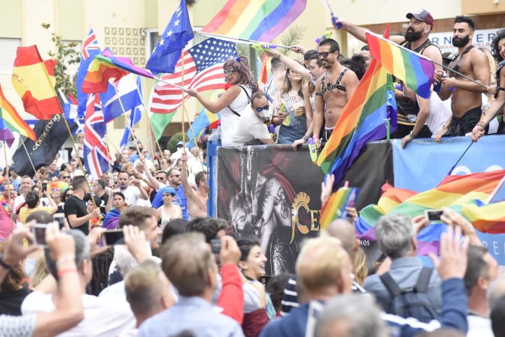 Miles de personas participaron este sábado en el acto central del Pride 2018