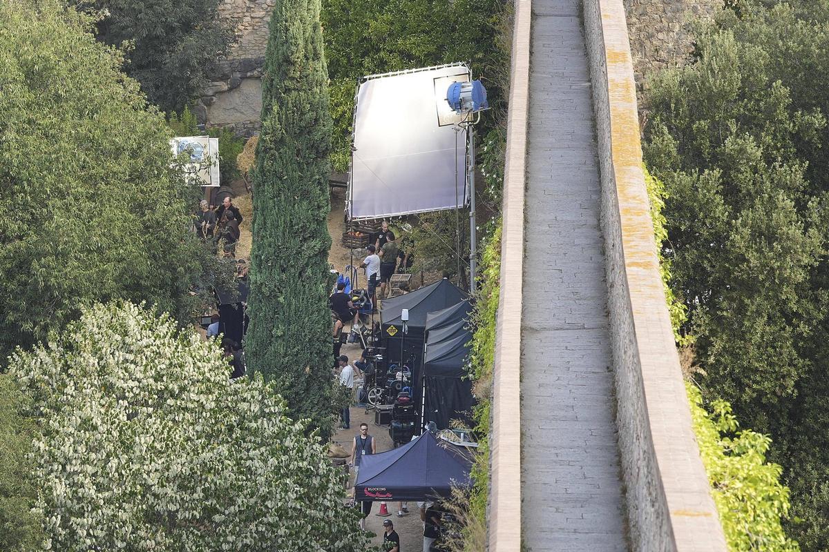Les imatges del darrer dia de rodatge d''Enredados' a Girona Les imatges del darrer dia de rodatge d''Enredados' a Girona