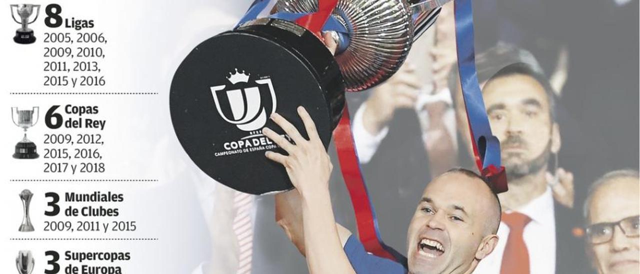 Iniesta firma un adiós por todo lo alto