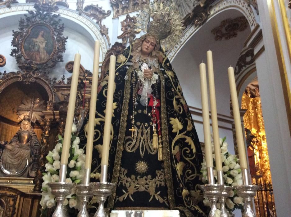 Virgen de los Dolores en los Mártires