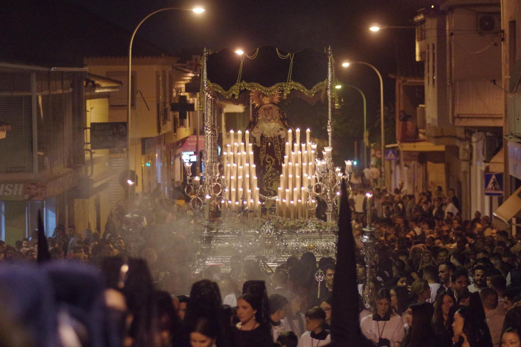 Procesión de la cofradía del Cristo de la Hermandad y la Virgen de los Dolores