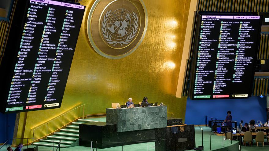 Una imagen de la Asamblea General de la ONU.