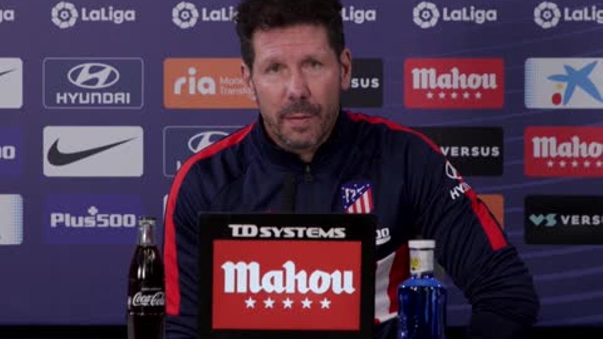 Simeone: "Suárez demuestra en el campo lo que me transmitió por teléfono"