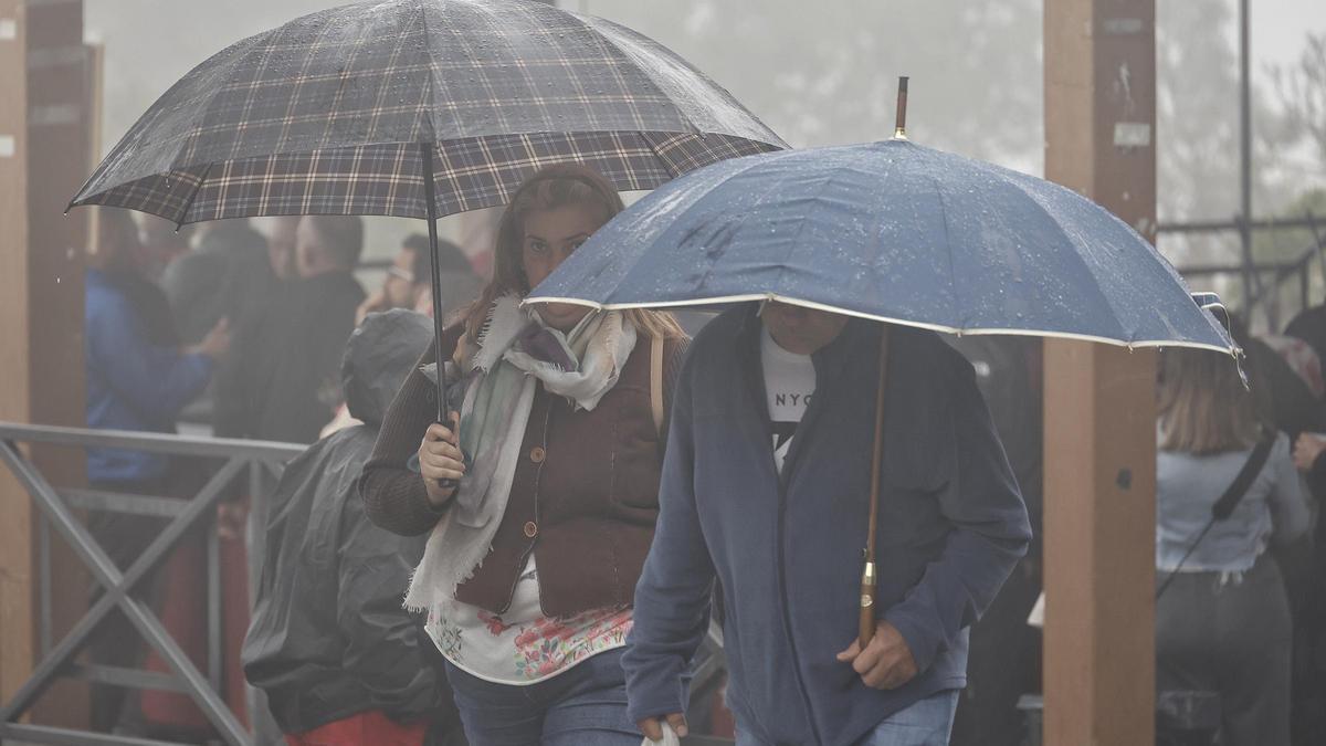 Lluvias en Tenerife