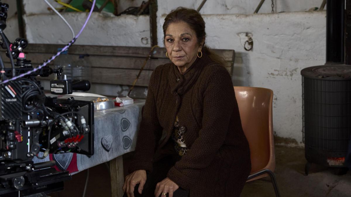 Lolita Flores en el rodaje de 'Mallorca Confidencial'.