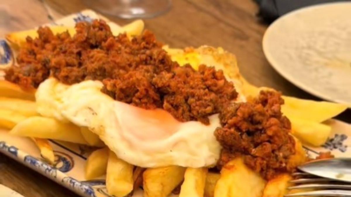 Los huevos rotos al estilo leonés