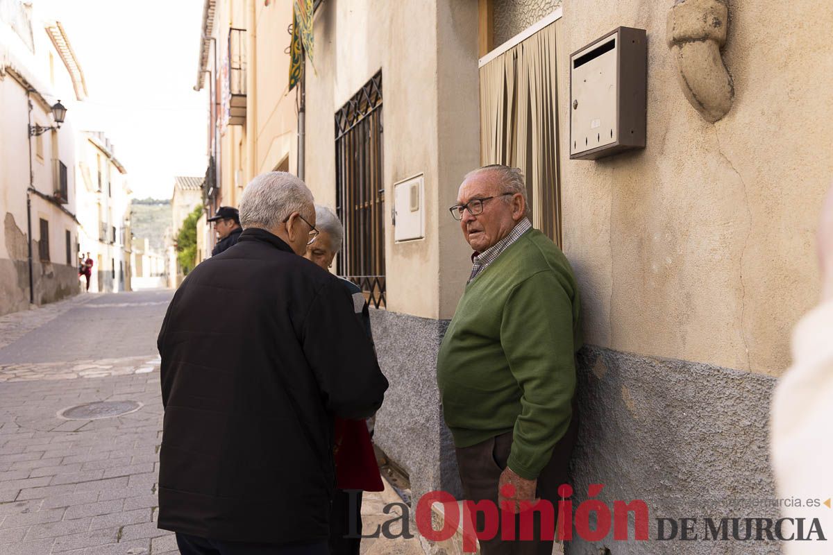 Corporación, Cofradía y Bandos realizan la 'Pedimenta' en Caravaca