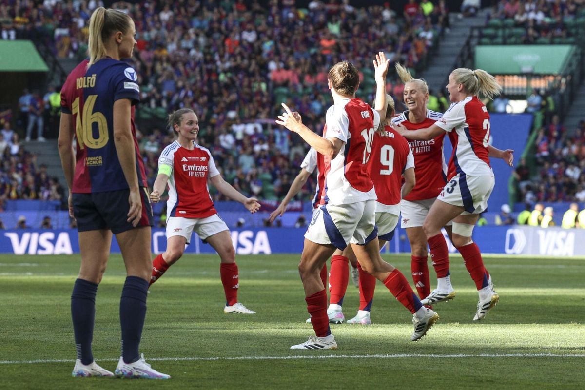 Les imatges de lArsenal - Barça de la final de la Champions femenina