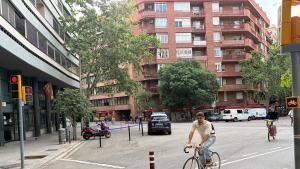 El ataque se ha producido en este punto del Eixample