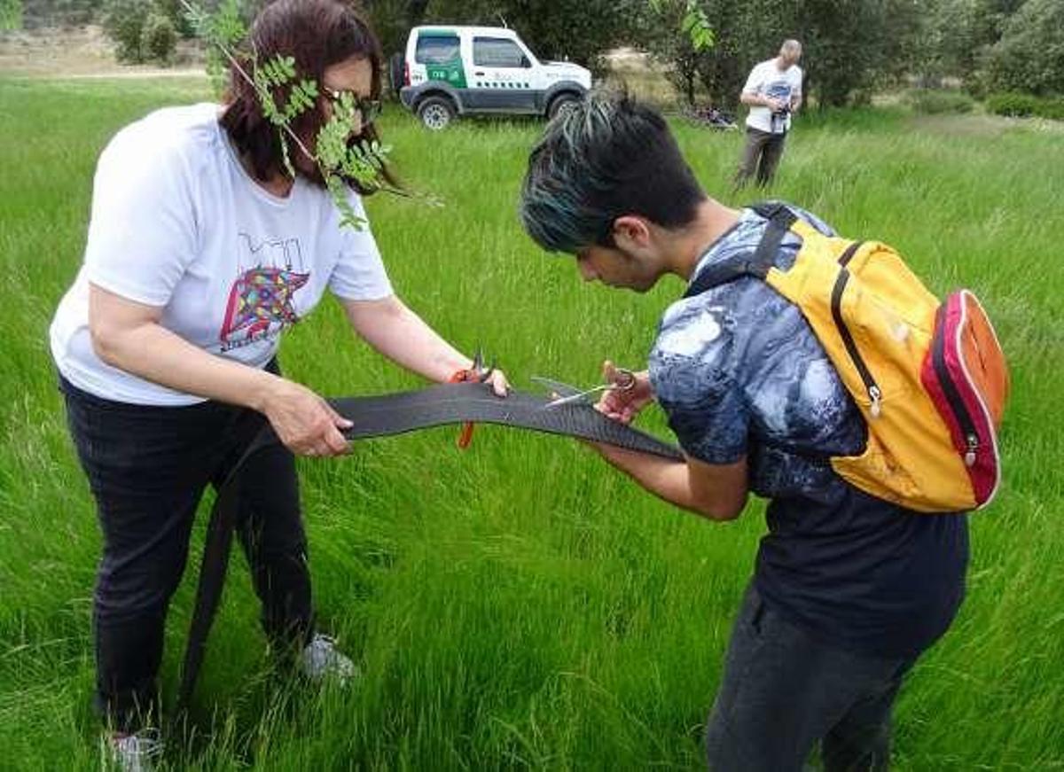 Alumnos de Muga cuidan el medio ambiente