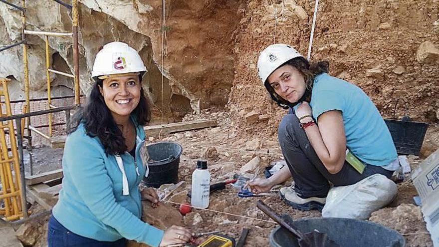 Martinón, durante esta excavación.