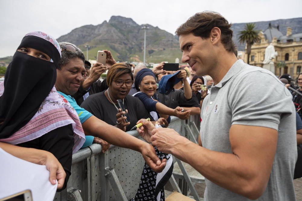 Nadal y Federer baten el récord mundial de público en Sudáfrica