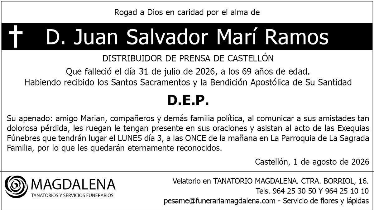 D. Juan Salvador Marí Ramos