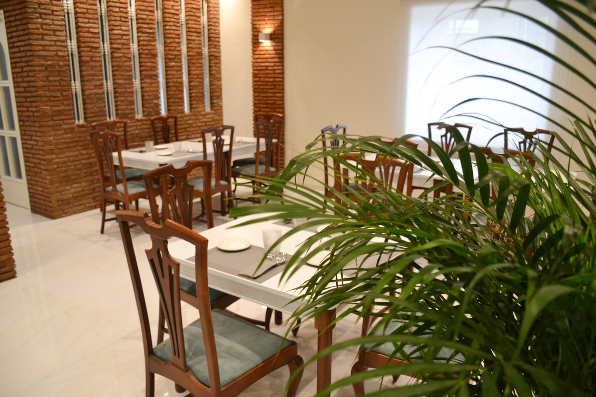 Un rincón del comedor.