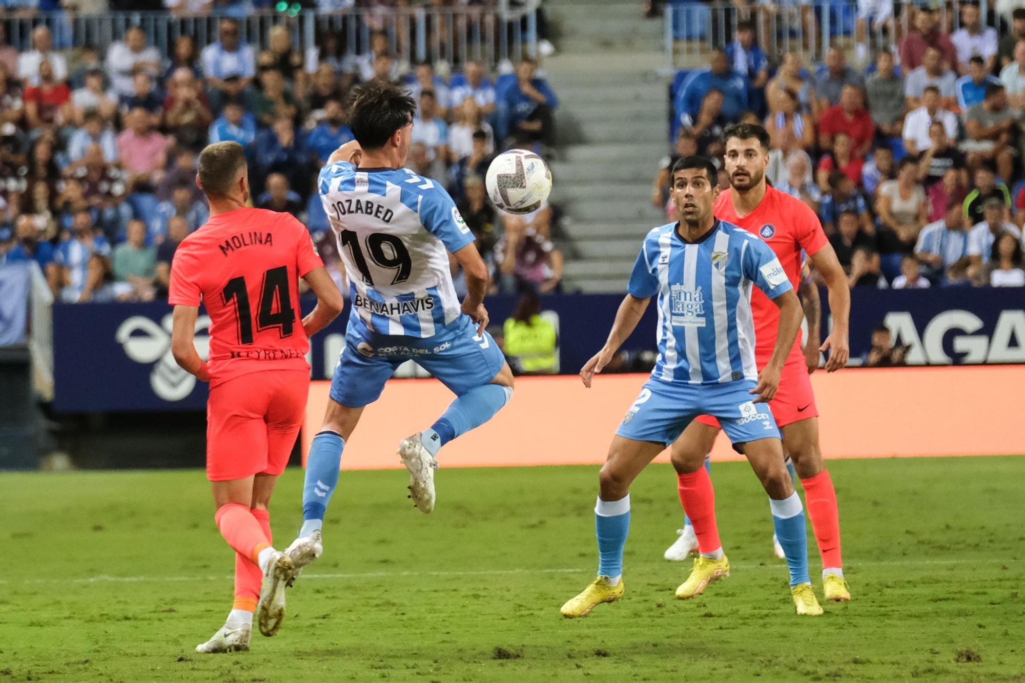 El Málaga CF - FC Andorra, en imágenes