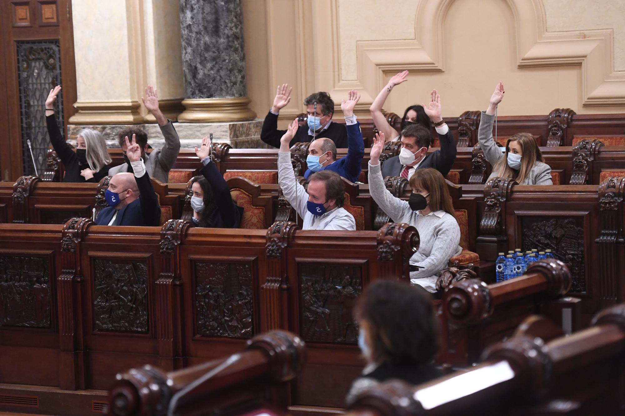 El pleno da vía libre al presupuesto municipal de A Coruña