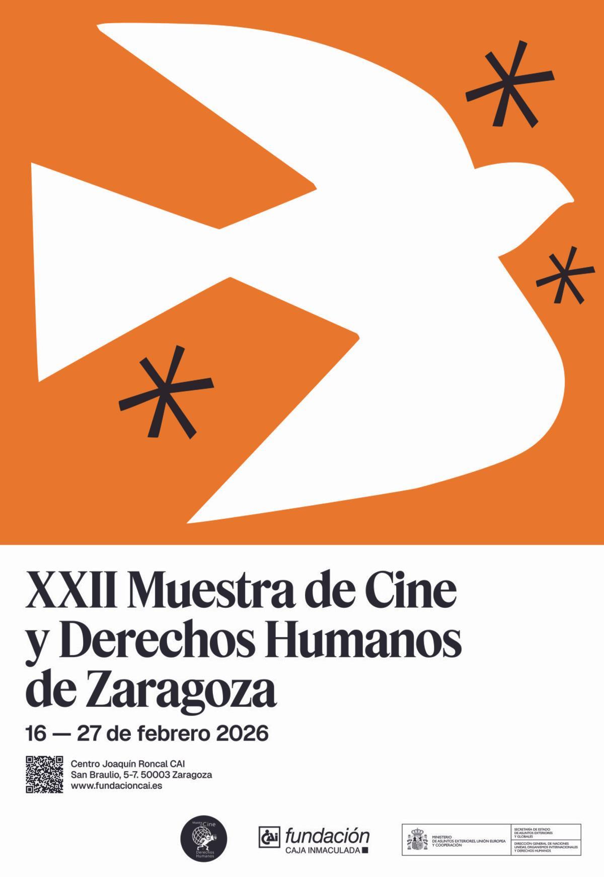Cartel de la XXII Muestra de Cine y Derechos Humanos.