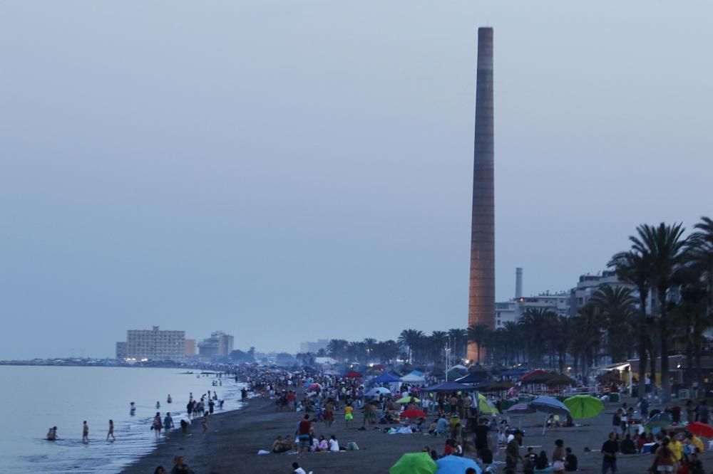 Las playas de Málaga celebran la noche de San Juan