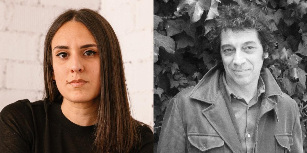 La autora Lucía Solla Sobral ('Comerás flores') y el escritor Sandro Veronesi ('Septiembre negro')