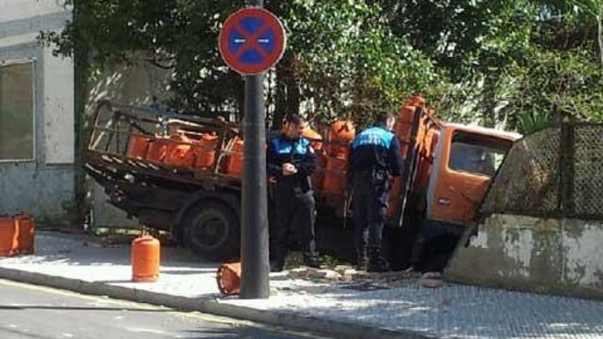 Accidente sin heridos en San Claudio